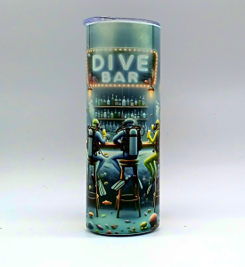 Der Becher besteht aus doppelwan...