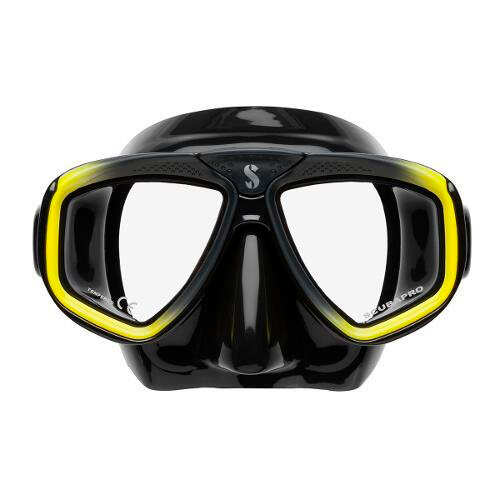 scubapro-zoom-tauchmaske-gelb-schwarz