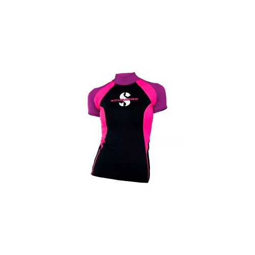 scubapro-t-flex-rashguard-upf-80-kurzarm-damen-graphite-s
