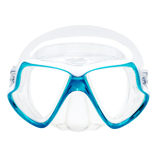 mares-wahoo-tauchmaske-farbe-aqua-white-clear