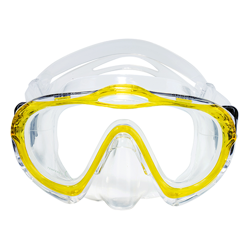 mares-sharky-tauchmaske-farbe-yellow-reflex-clear