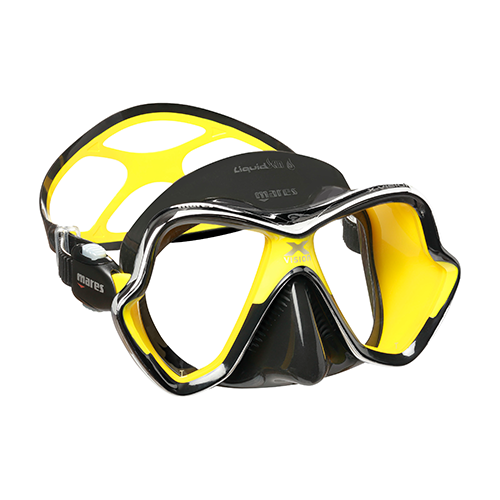 mares-x-vision-liquidskin-chrome-maske-farbe-clear-yellow-black-yellow-bl