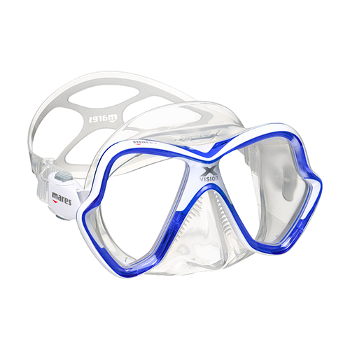mares-x-vision-maske-farbe-blue-white-clear