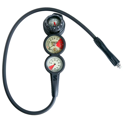scubapro-inline-konsole-mit-3-instrumenten